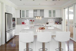 white kitchen cabinets