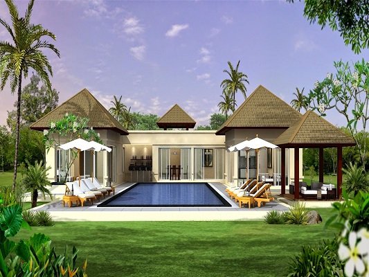 new dream home with pool